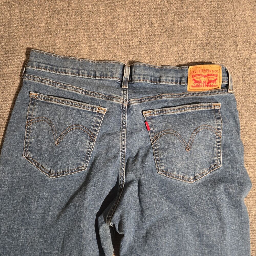 Levi's Jeans Women's Boyfriend Ankle Size 32x27 Blue Denim Stretch Mid-rise - Picture 12 of 12